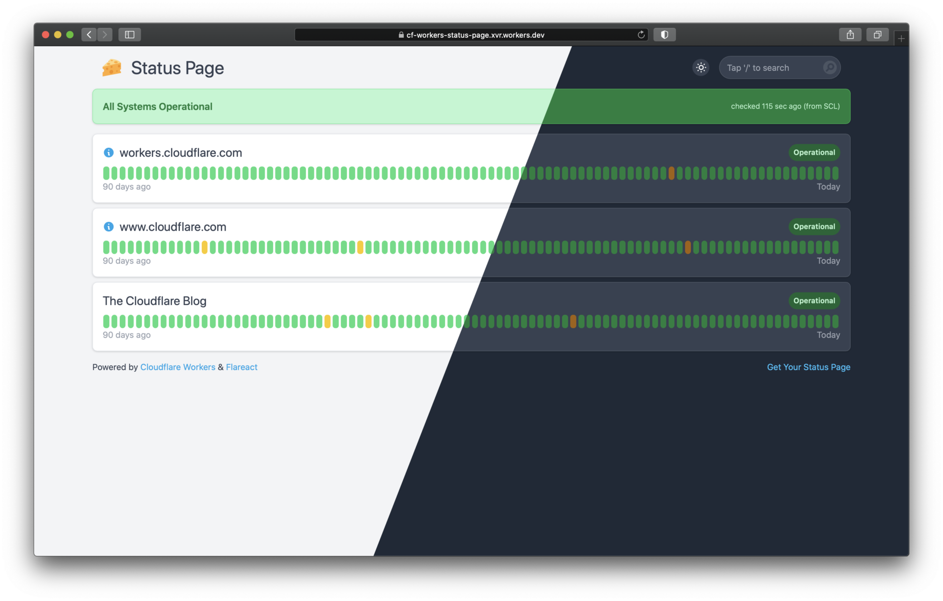 Deploy a Cloudflare Workers Status Page with Azure DevOps